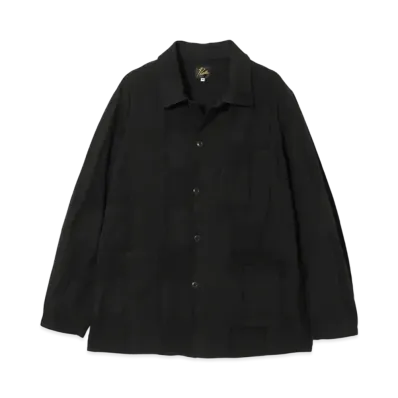 NEEDLES D.N. Coverall - Ripstop Cut Jacquard "Black"