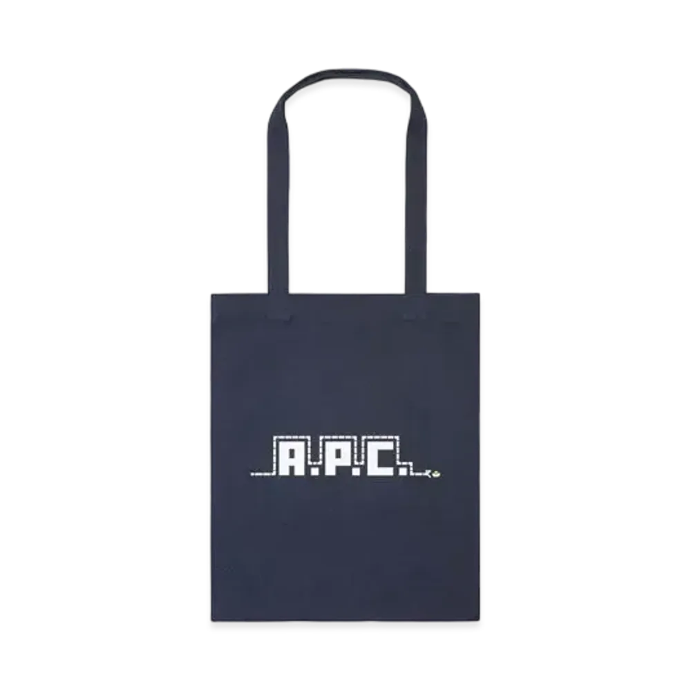A.P.C. Lou Lny 25 Tote Bag "Dark Navy"