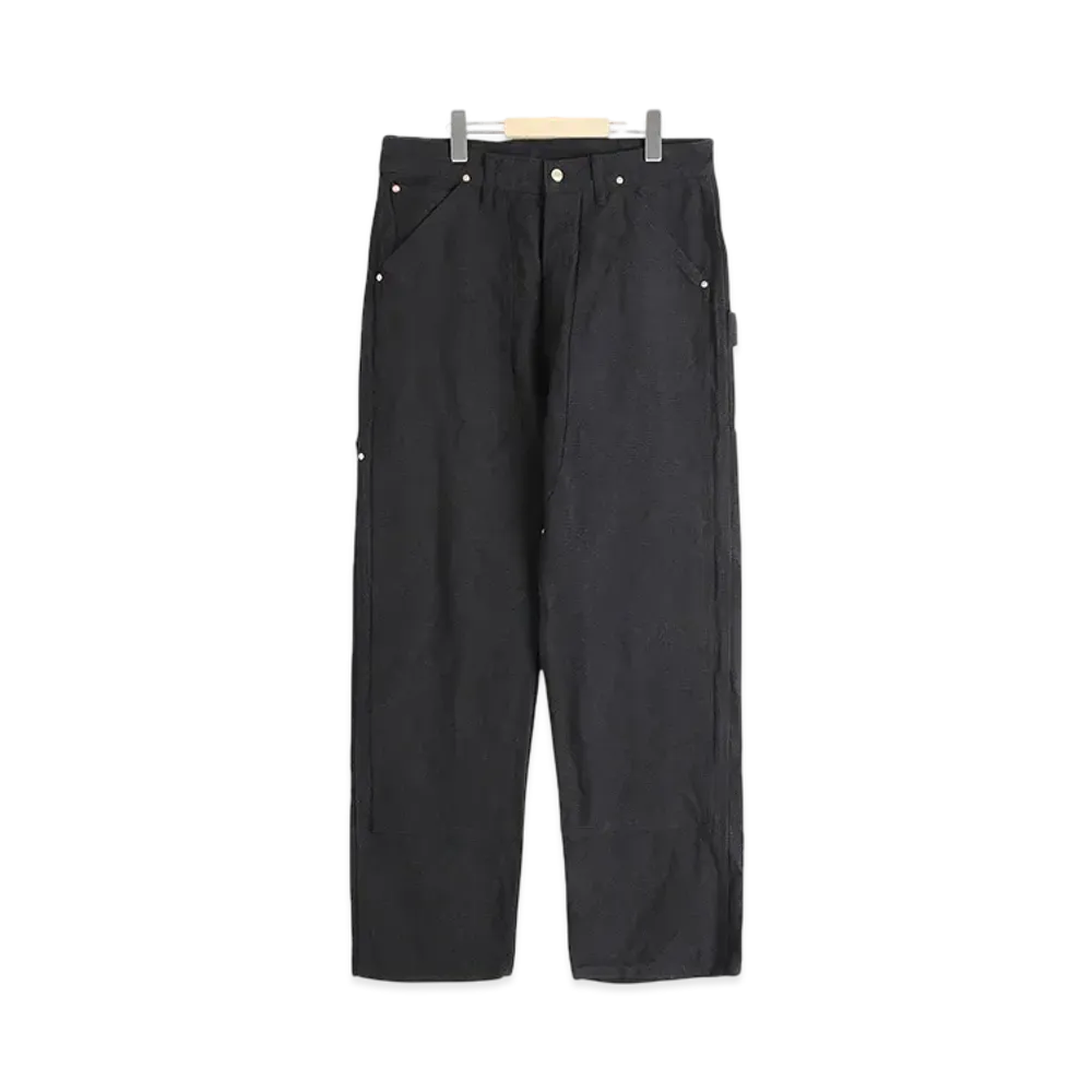 COMOLI Cotton Duck Painter Pants "Black"
