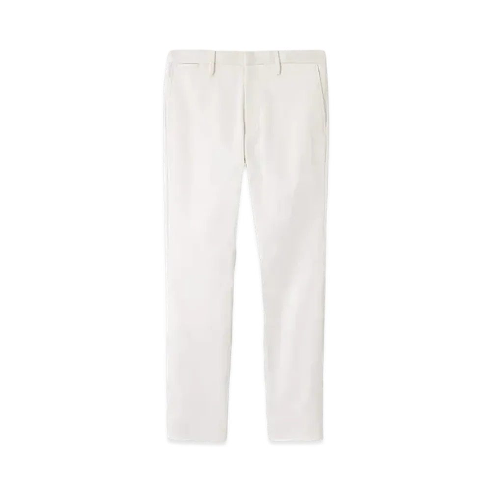 Paul Smith Cotton Twill Stretch Trousers "White"