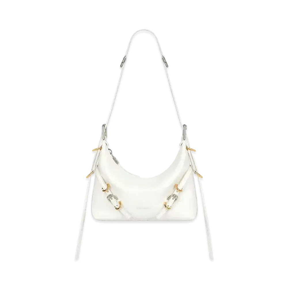 GIVENCHY Mini Voyou Bag In Leather "Ivory"