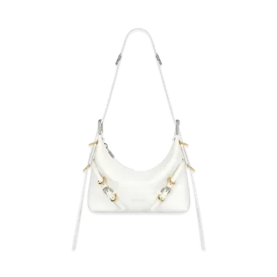 GIVENCHY Mini Voyou Bag In Leather "Ivory"