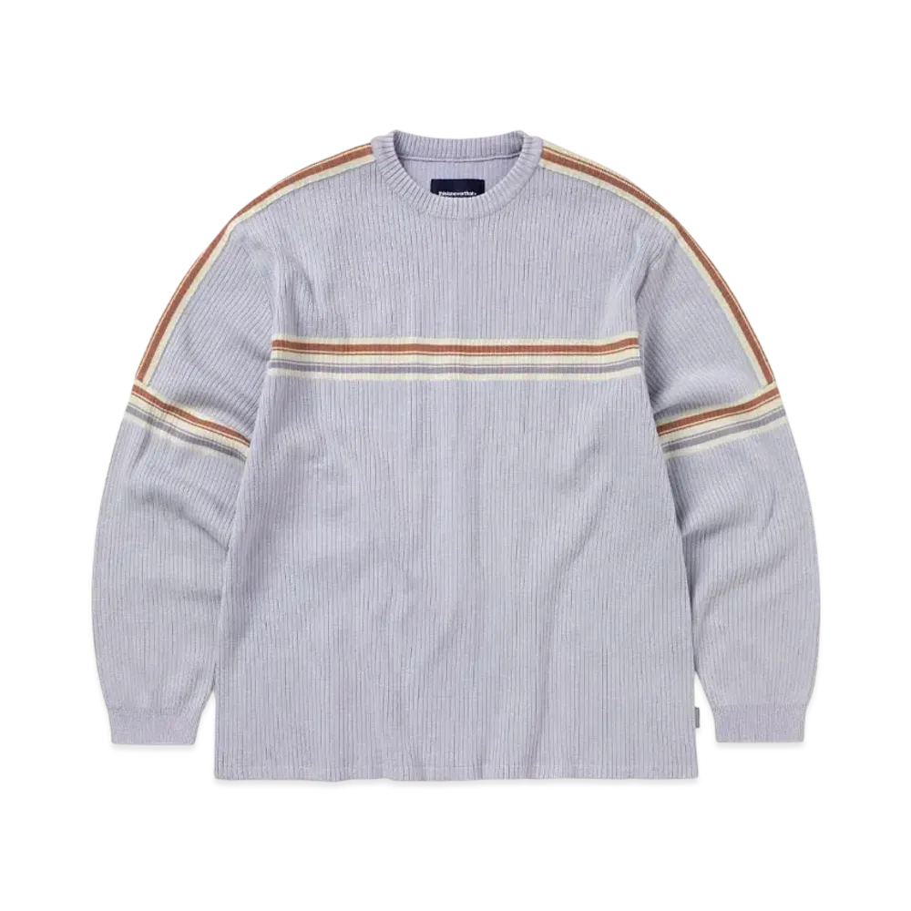 thisisneverthat Striped Knit L/S Top "Lavender"