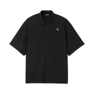 DESCENTE ALLTERRAIN Windshell Half Sleeve Shirt "Black"