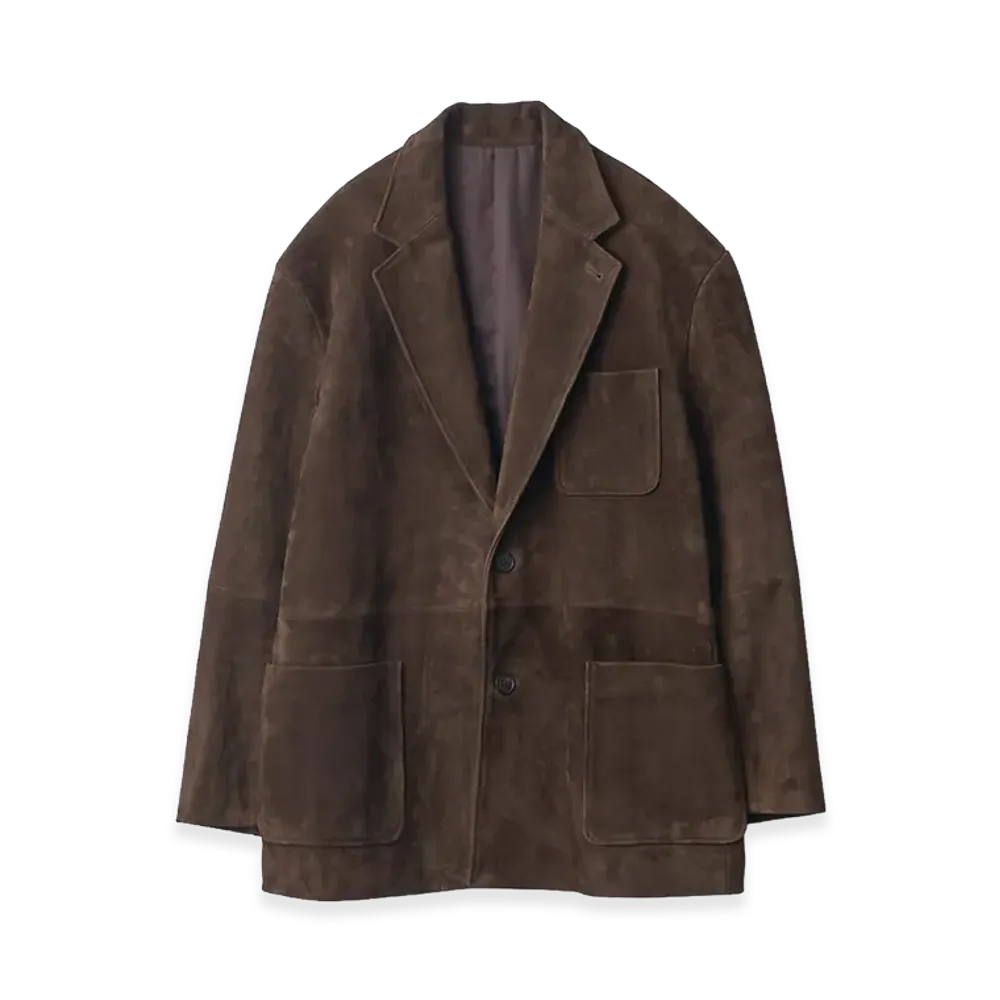 ssstein Goat Suede Blazer "Brown"
