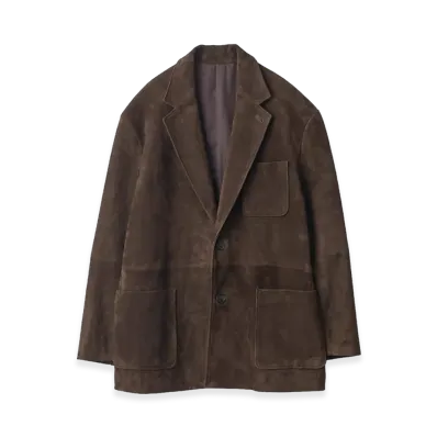ssstein Goat Suede Blazer "Brown"