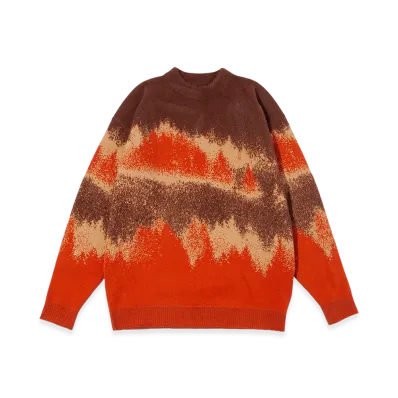 F/CE. Misty Landscape Knit "Orange"