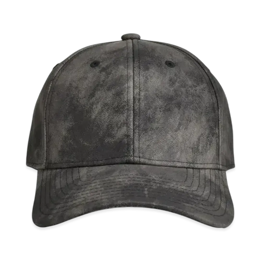 BREATH Faux Leather Cap "Black"