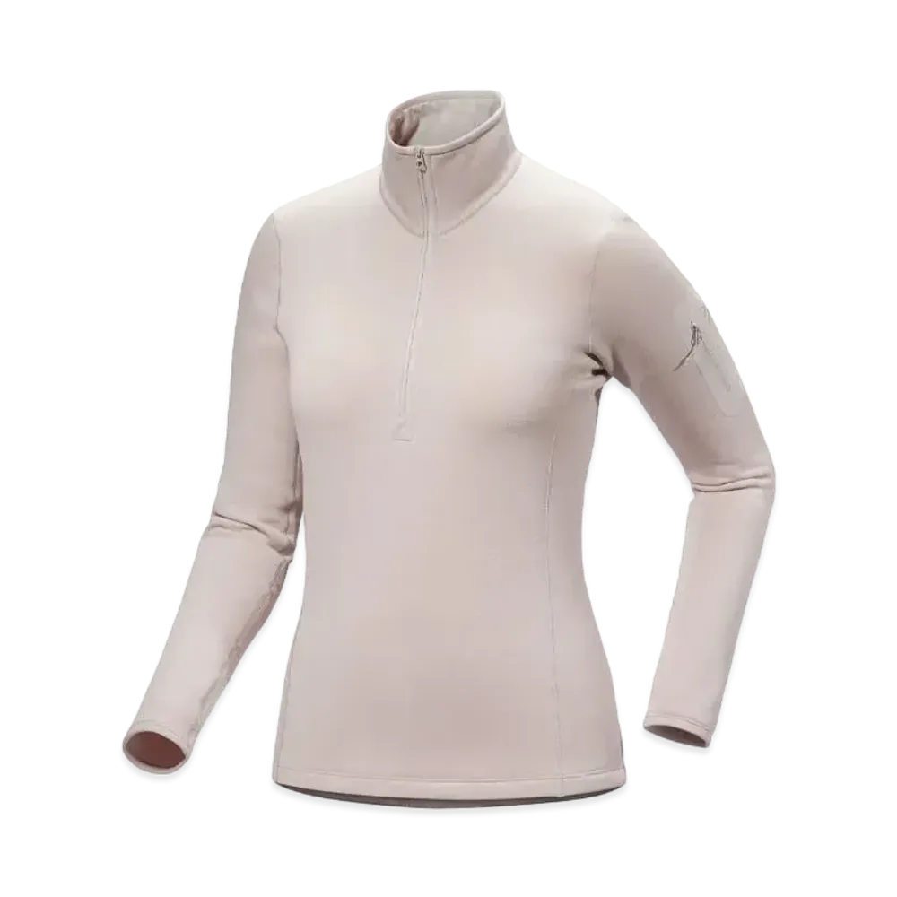 ARC'TERYX Women's Low Heavyweight Zip Neck X000006344 "Warm Stone"