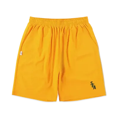 WIND AND SEA S_E_A (WDS) SHORTS "Yellow"