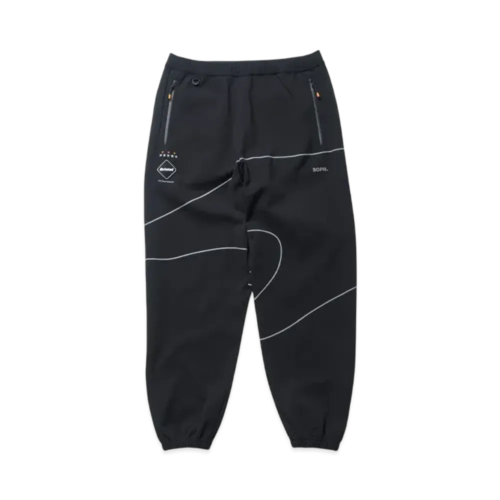 F.C.Real Bristol PDK Reflect Line Baggy Pants "Black"