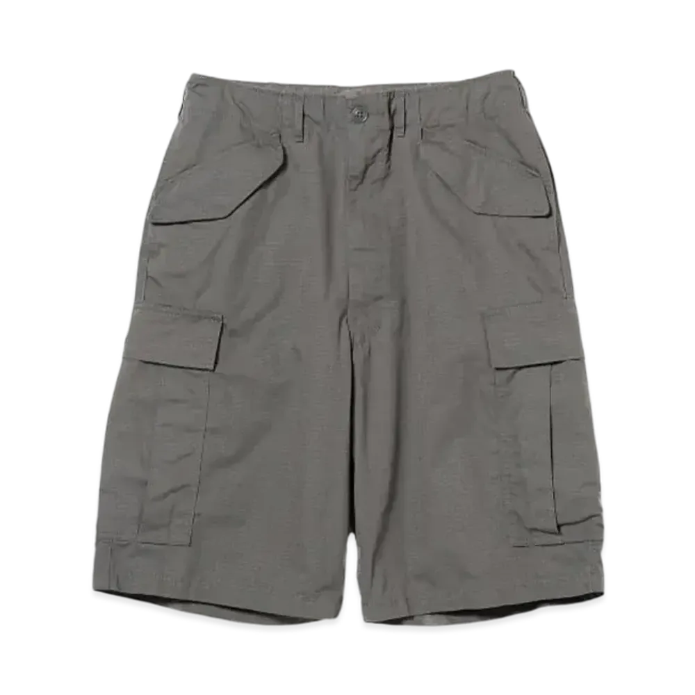 BEAMS Big 6 Pocket Cargo Shorts "Gray"