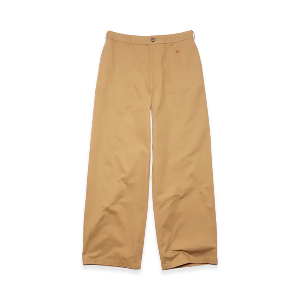 Acne Studios Patch Canvas Trousers "Toffee Brown"
