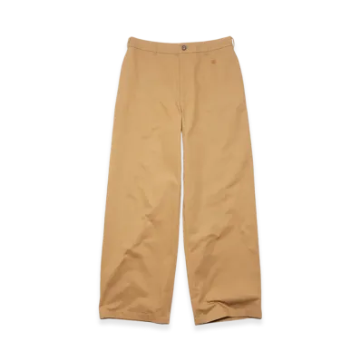 Acne Studios Patch Canvas Trousers "Toffee Brown"