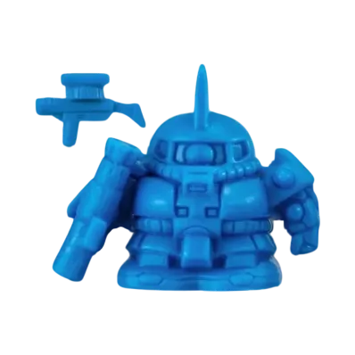 BANDAI "Gachapon Senshi SD Mecha Robokeshi" -MOBILE SUIT GUNDAM- Ver.フラグメント Char's Zaku Blue