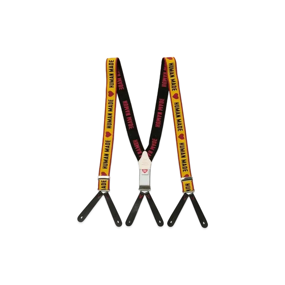 HUMAN MADE SUSPENDERS "Red"