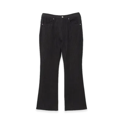 BEAMS FUTURE ARCHIVE Stripe Shoecut Denim "Black Stripe"
