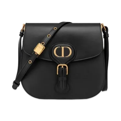 Dior Bobby Frame Bag Box Calfskin "Black"