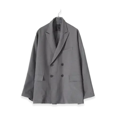 DAIWA PIER39 Tech Double-Breasted Jacket "Gray"