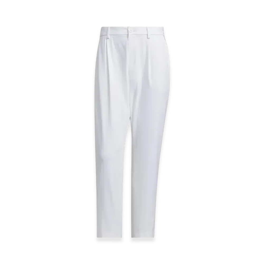 adidas Golf Twist Weave Pinstripe Ankle Pants "White"