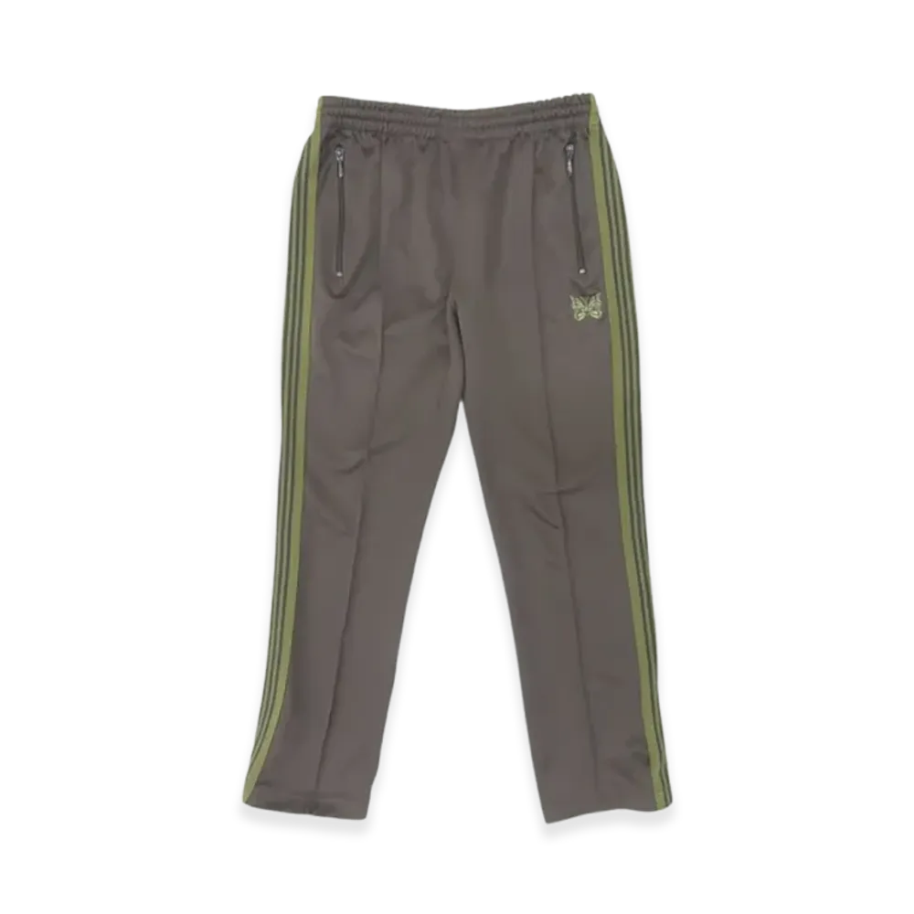NEEDLES Narrow Track Pant - Poly Smooth "Olive"