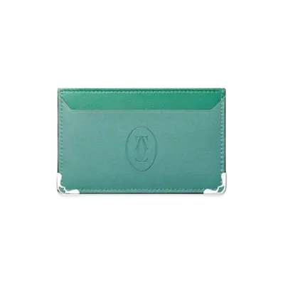 Cartier Simple Card Holder, Must de Cartier "Aventurine"