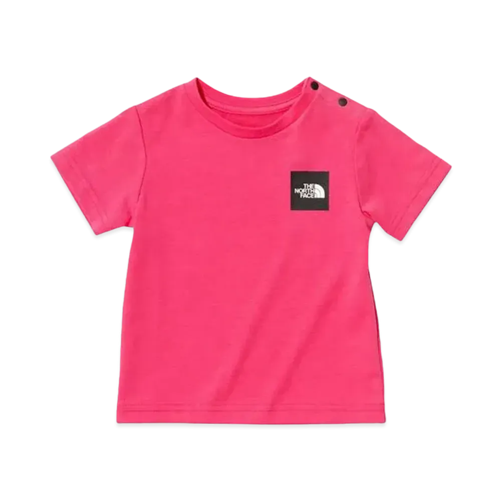 The North Face Baby S/S Small Square Logo Tee "Pink Glow"