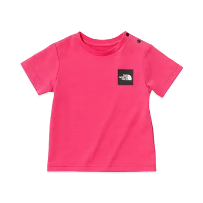 The North Face Baby S/S Small Square Logo Tee "Pink Glow"