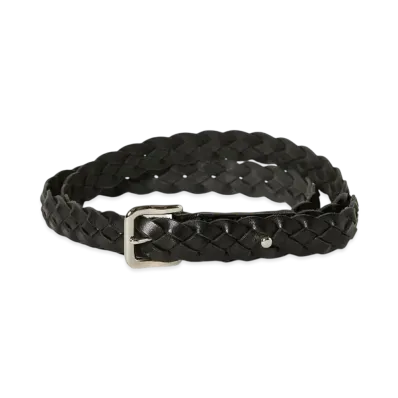 N.HOOLYWOOD Braided Belt "Black"