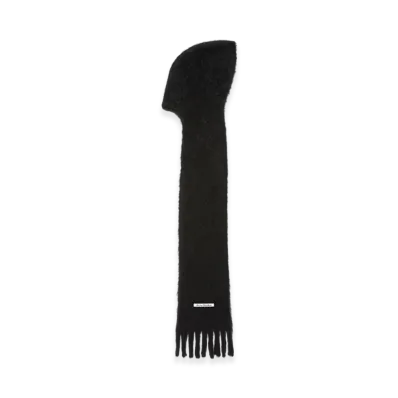 Acne Studios Hooded Mohair Scarf "Black"