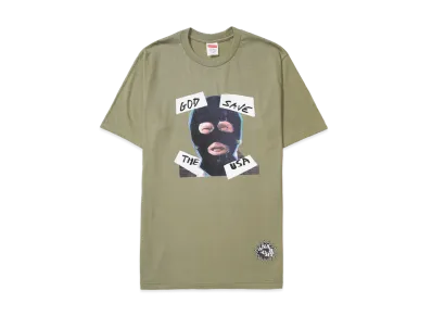Supreme God Save Us Tee "Light Olive"