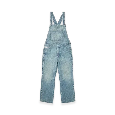 Diesel D-Framu-U Utility-Style Denim Dungarees "Light Blue"