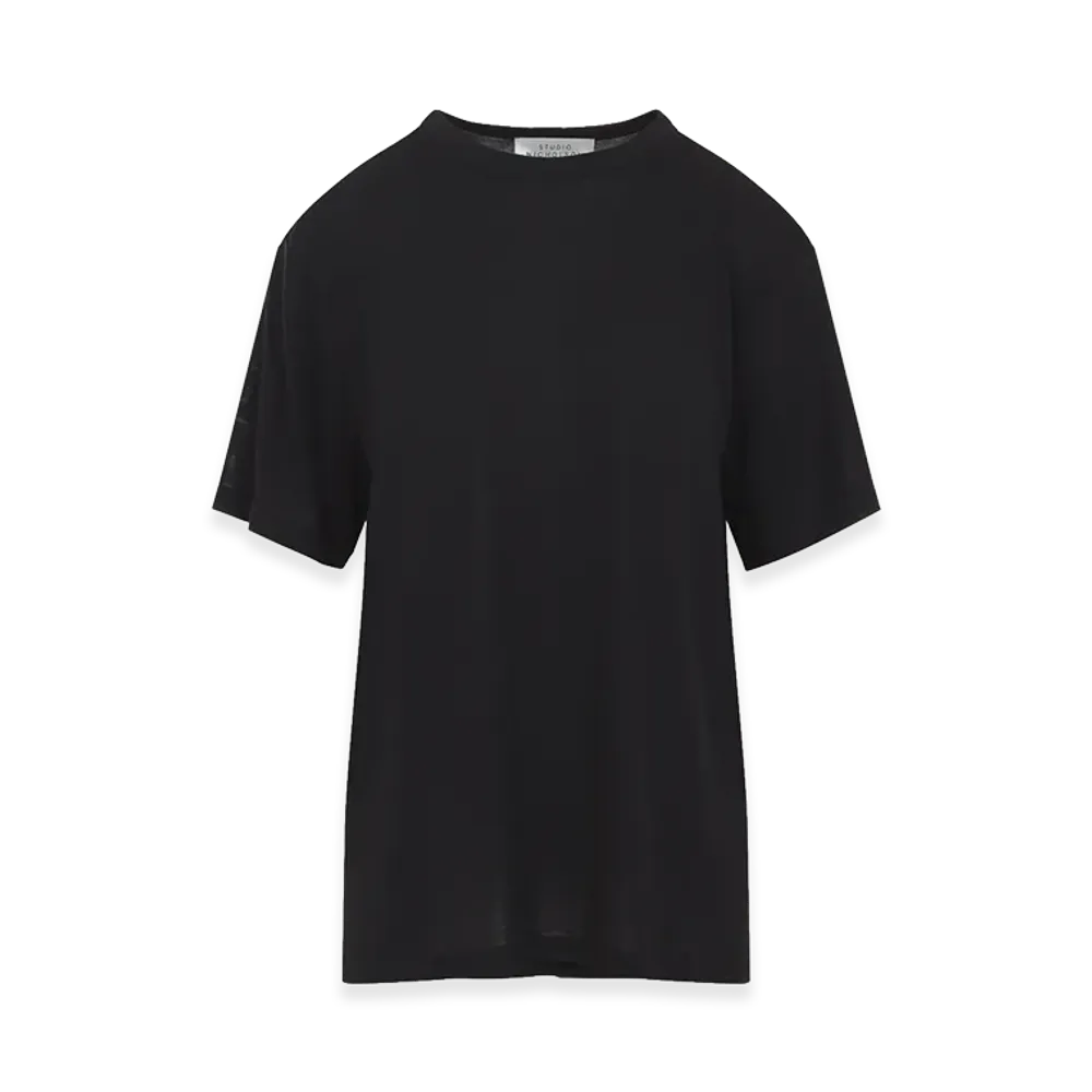 STUDIO NICHOLSON Women's Pre T-Shirts "Black"