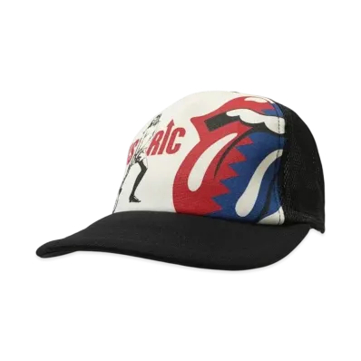 HYSTERIC GLAMOUR x THE ROLLING STONES Steel Wheels Mesh Cap "Black" 02243QH09