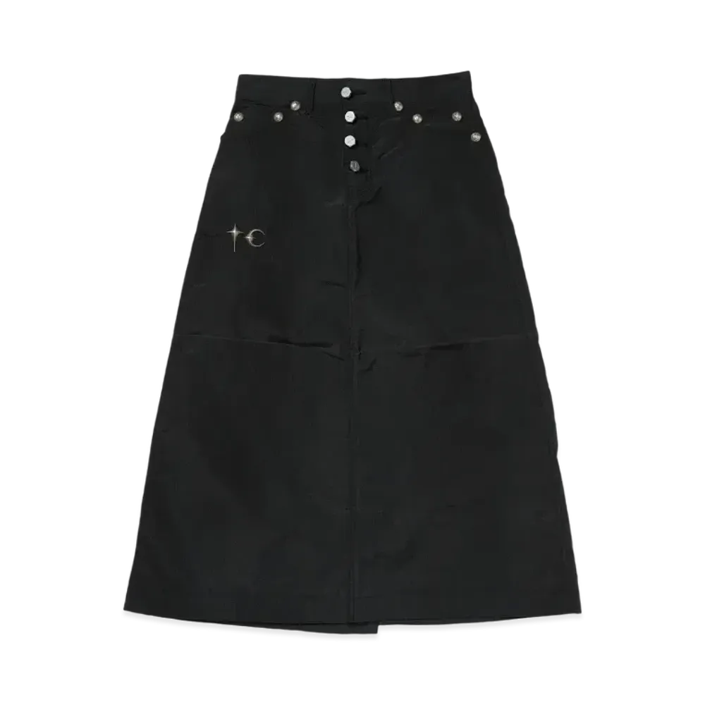 THUG CLUB Scarred Bio Army Skirt "Black"