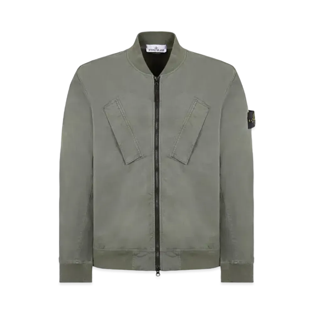 Stone Island 42510 SUPIMA Cotton Twill Stretch-TC "Musk Green"
