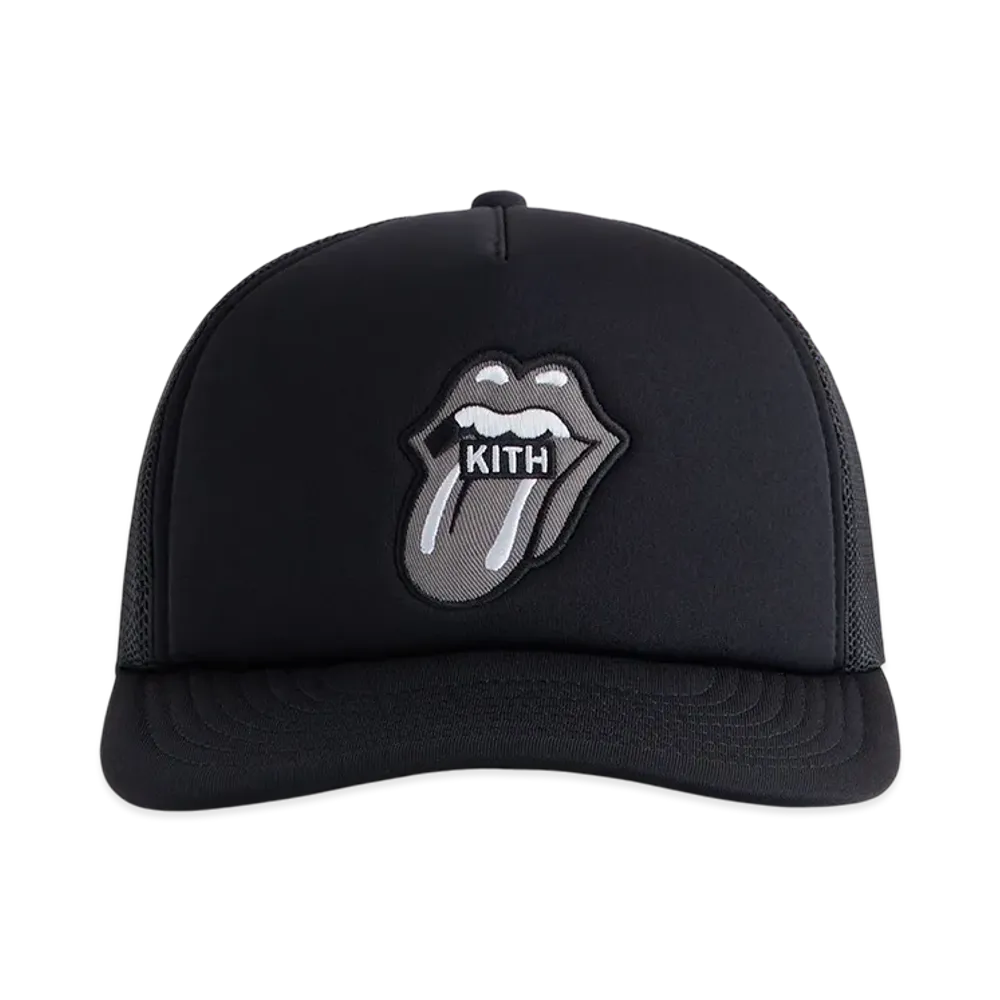 Kith x The Rolling Stones Nolan Trucker Hat "Black"