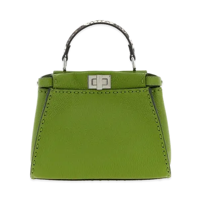 FENDI Women's Peekaboo Mini Handbag "Green"