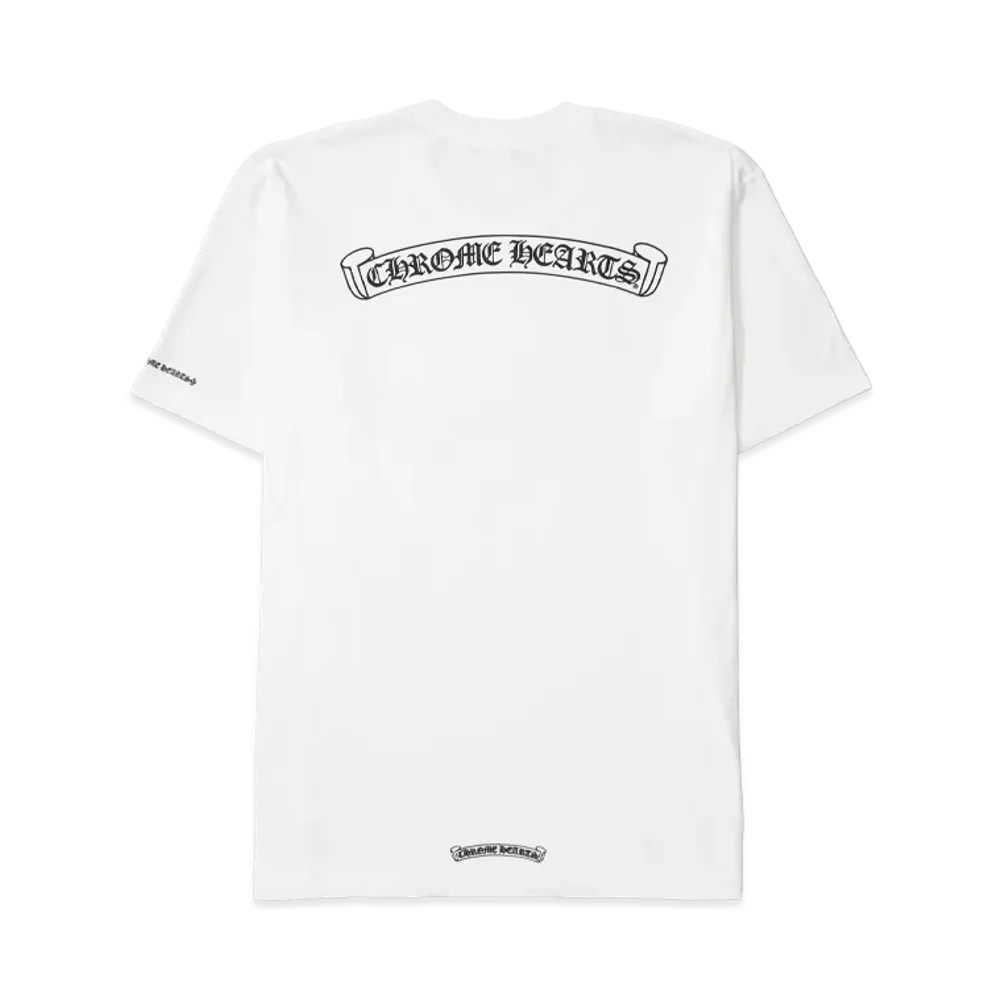 Chrome Hearts Scroll Logo T-shirt "White"