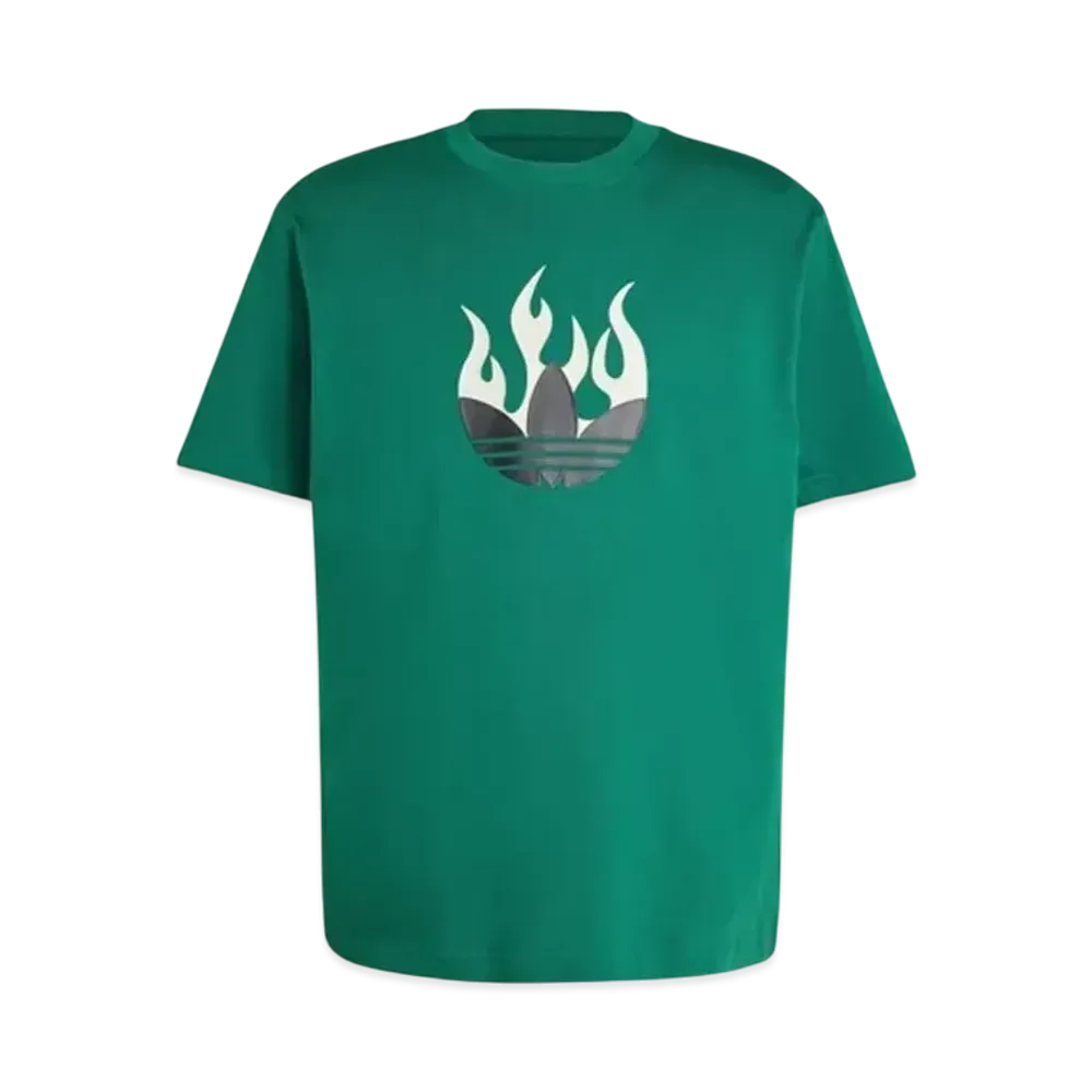 adidas Frame Logo T-shirt "Collegiate Green"