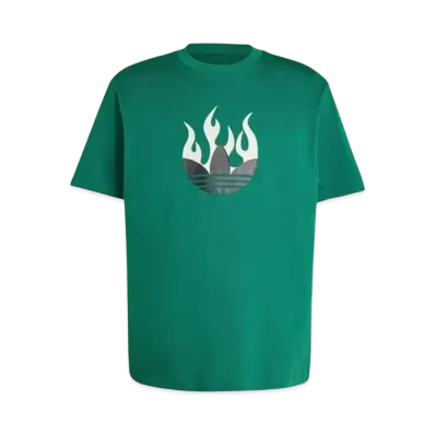 adidas Frame Logo T-shirt "Collegiate Green"