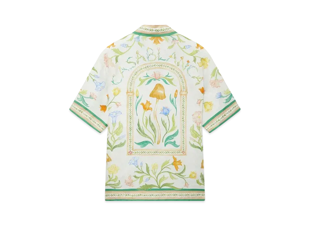 Casablanca L'Arche Fleurie Silk Shirt "Multi"