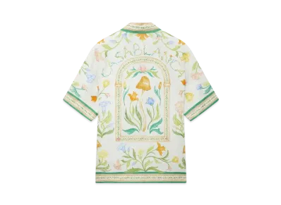Casablanca L'Arche Fleurie Silk Shirt "Multi"