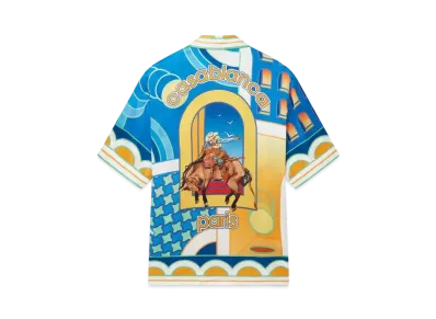 Casablanca Paysage Silk Shirt "Multi"
