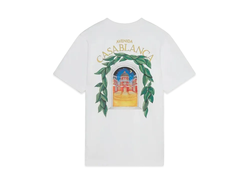 Casablanca Avenida T-Shirt "White"