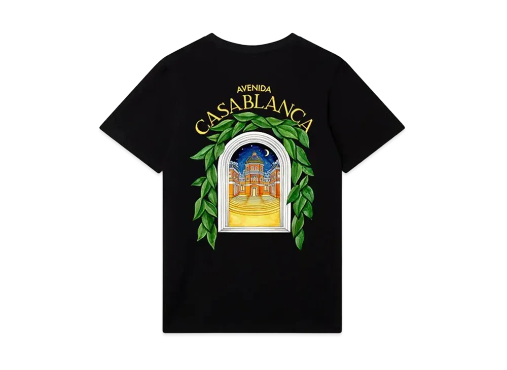 Casablanca Avenida T-Shirt "Black"