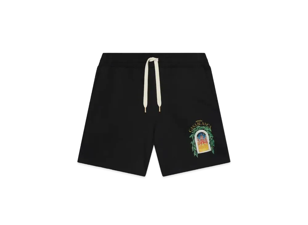 Casablanca Avenida Sweatshorts "Black"