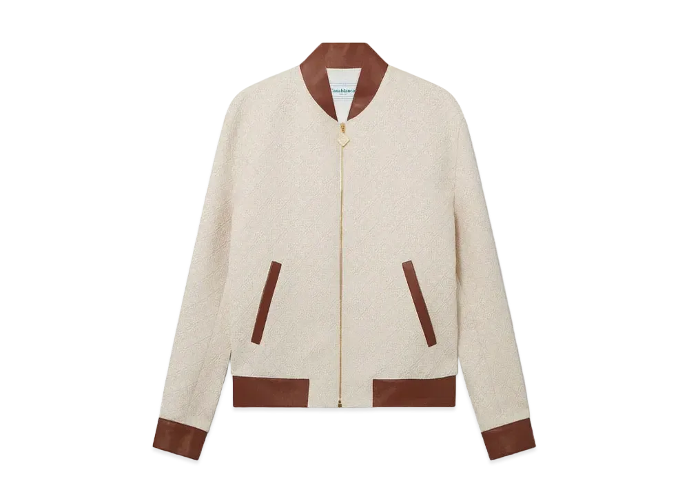 Casablanca Monogram Jacquard Souvenir Jacket "Off-White"