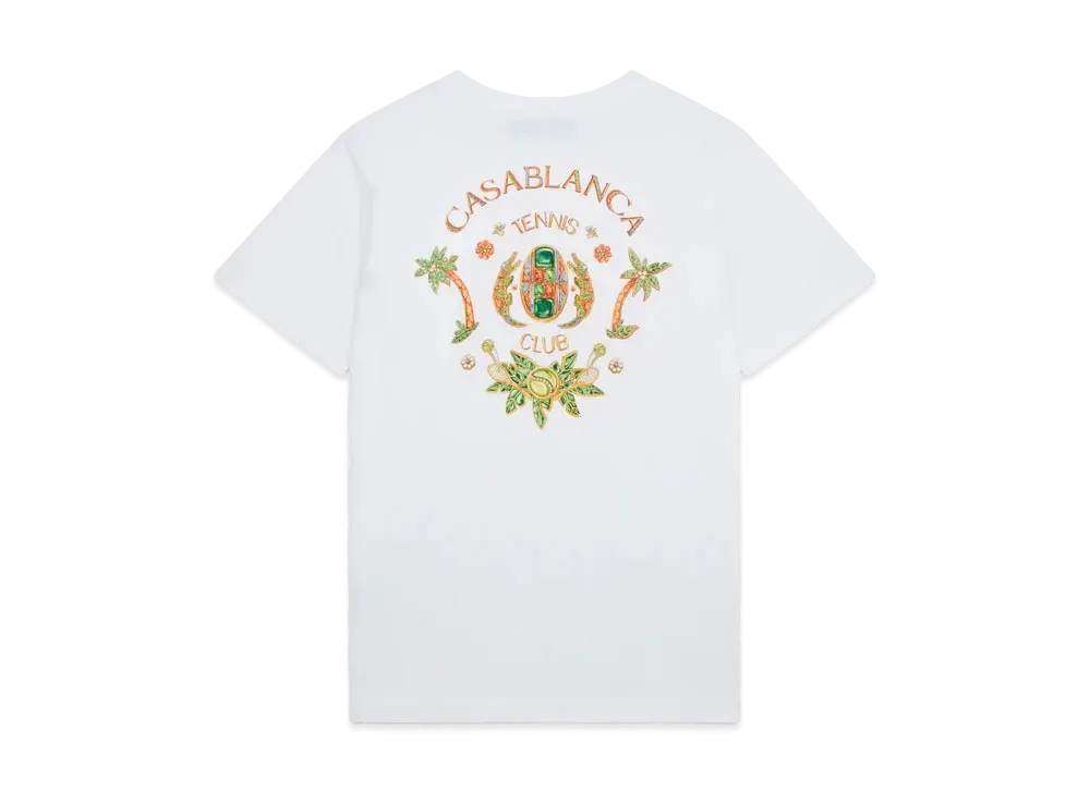 Casablanca Joyaux D'Afrique Tennis Club T-Shirt "White"