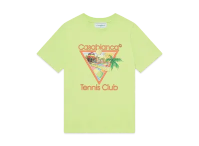 Casablanca Afro Cubism Tennis Club T-Shirt "Green"